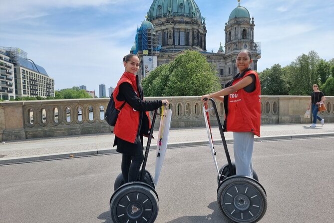 2-H Segway Sightseeing Tour Berlin - Gear check: helmet, raincoat, gloves, and warm vest