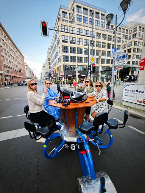 Beer Bike & Party Bike: An Unforgettable Berlin City Tour with Pick-up - The route: Brandenburg Gate to Berlin Cathedral in one stretch