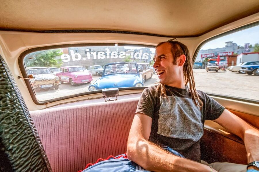 Berlin: 75-minute Trabi Safari - Staying Together in a Convoy: The System That Prevents Chaos