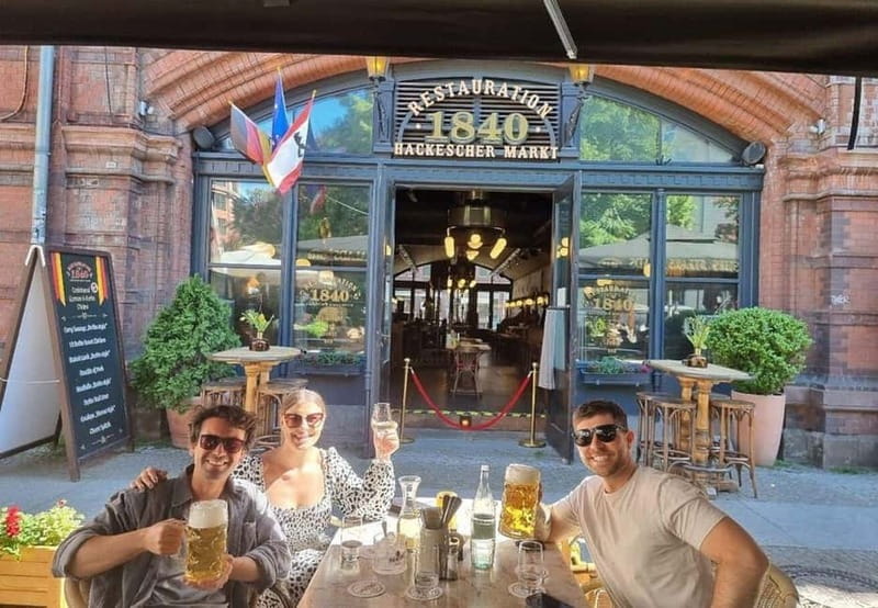 Berlin Beers & Battlefields Tour: War History & German Beer - Friedrichstraße and Tränenpalast: The City Behind the Front Line