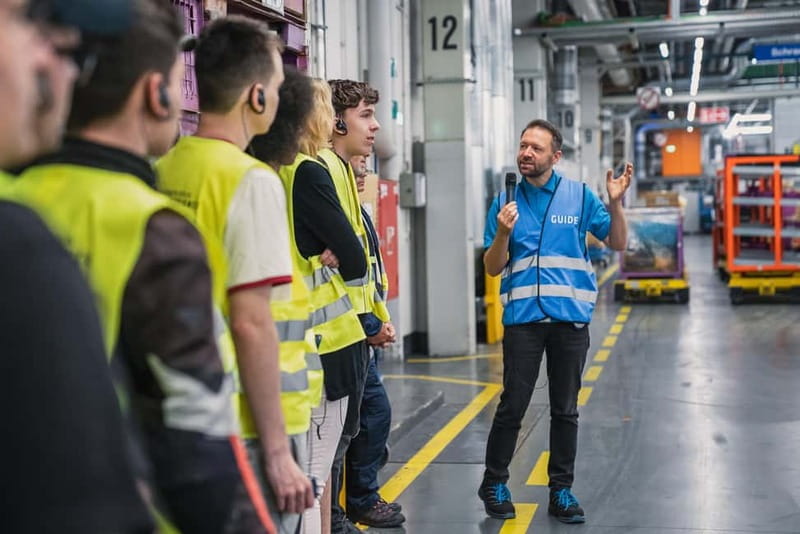 Berlin: BMW Motorrad Production – See How Bikes Are Built - Entering BMW Motorrad Welt and getting oriented fast