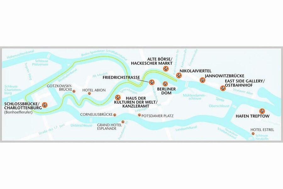 Berlin: Boat Tour Along the River Spree - Key points before you board