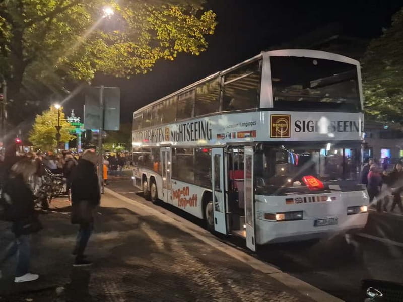 Berlin: Bus Tour by Night with Live Commentary - The Best Parts: Live Guide + Photo Stops That Actually Help