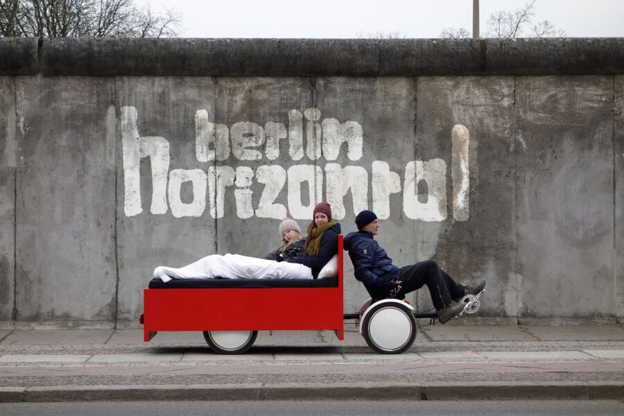 Berlin: City Sightseeing Tour in a Unique BedBike - Neptun Fountain, Red City Hall, and the Fast Route Through Central Berlin