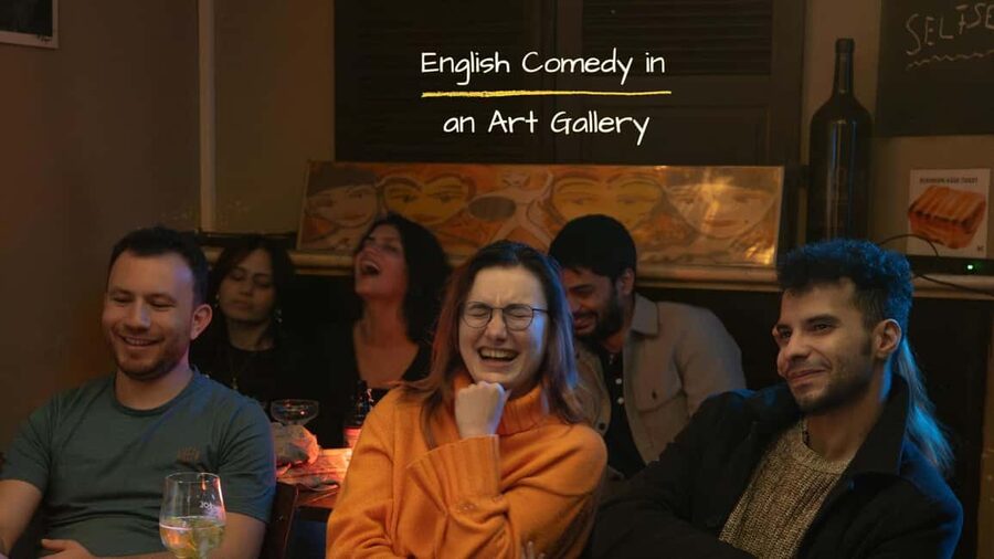 Berlin: Comedy in an Art Gallery (Mitte) - Where the night starts: Torstraße 218 and an underground gallery feel