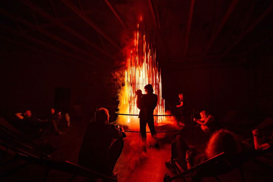 Berlin: DARK MATTER Experience KOLLEKTION Entry Ticket - What This Is: Light and Sound Art, Set Inside a Factory