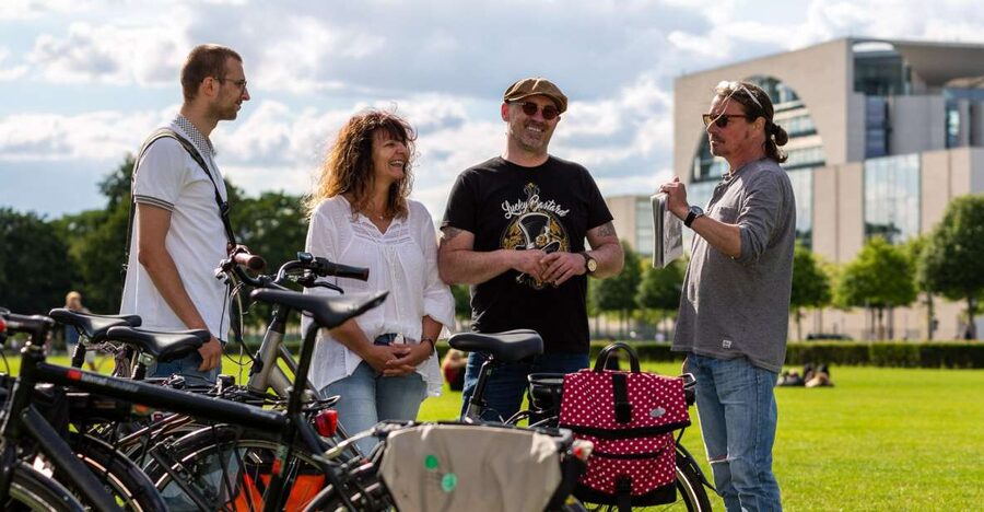 Berlin: E-Bike Tour of the Berlin Wall and Mitte Highlights - Nordbahnhof and the odd feeling of riding past former border infrastructure