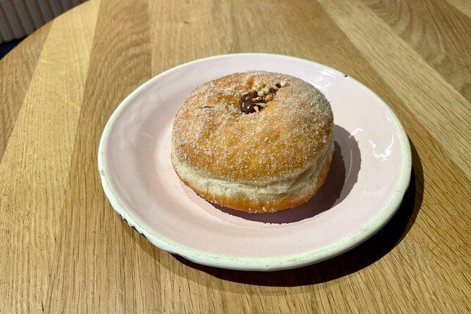 Berlin Food Tour with Full Meal & Drinks by Do Eat Better - Stop 5 on Rosa-Luxemburg-Straße: Berliner Krapfen sweet finish