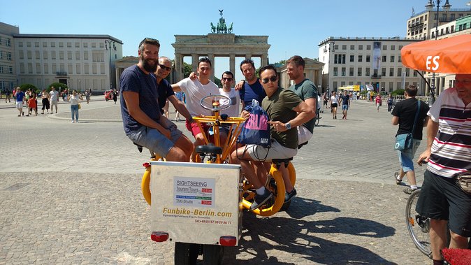 Berlin : Guided Private Sightseeing Tours with Funbikes, Teambikes - Reichstag Building, Holocaust Memorial, Topography of Terror: start with the weight first