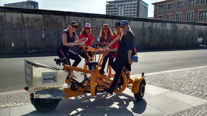Berlin : Guided Private Sightseeing Tours with Funbikes, Teambikes - Checkpoint Charlie and the Fuhrerbunker: checkpoint theater with real context