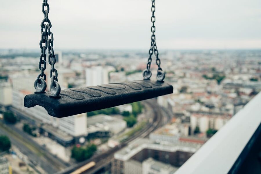 Berlin: Highest Swing in Europe - Roof Terrace Access and the Photo Reality Check