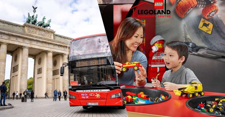 Berlin: Hop-On Hop-Off Bus & LEGOLAND Discovery Centre - The whole idea: city sights plus hands-on LEGOs