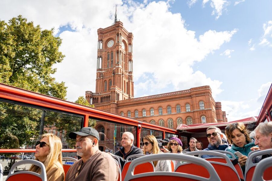 Berlin: Hop-On Hop-Off Bus & LEGOLAND Discovery Centre - The route you get: from Brandenburg Gate to Potsdamer Platz