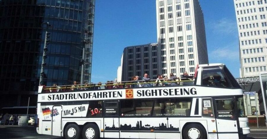 Berlin: Hop-On Hop-Off City Tour by Bus and Boat - Under den Linden route changes: when stops 11–13 may be skipped