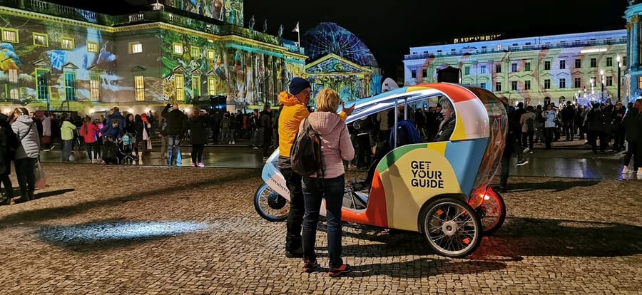 Berlin: Illuminated Berlin by Bike Taxi - Picking your start point: Alexanderplatz or Potsdamer Platz