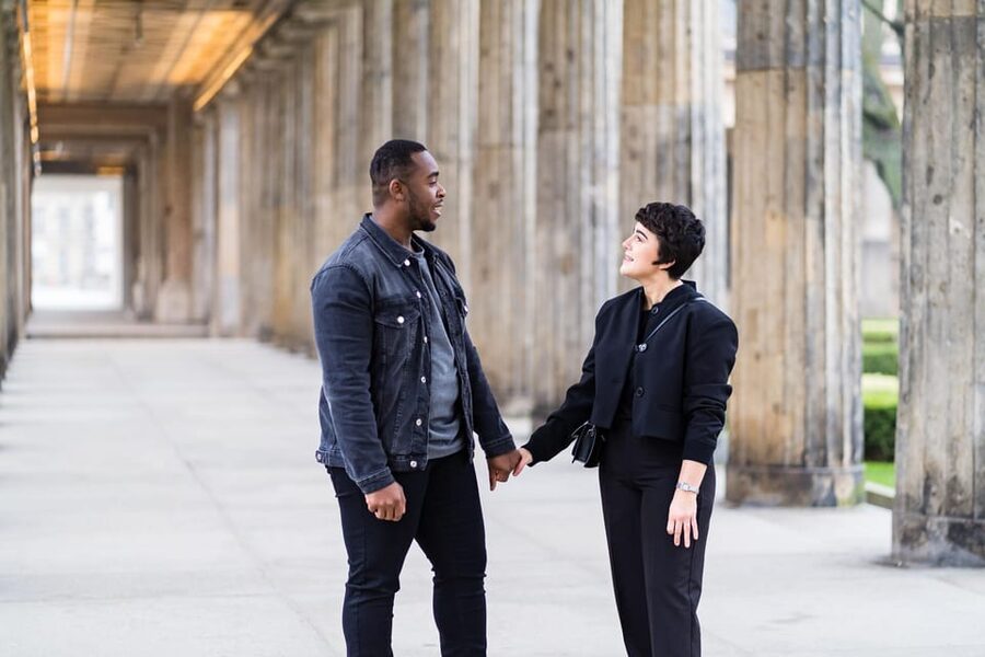 Berlin Love Story: Surprise Proposal Photography Session - The Museum Island Stop: Where the Moment and the Memories Meet