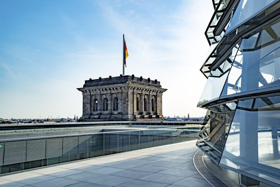 Berlin: Private Reichstag and Glass Dome Tour - Inside the Reichstag dome: the viewing angle that makes history click