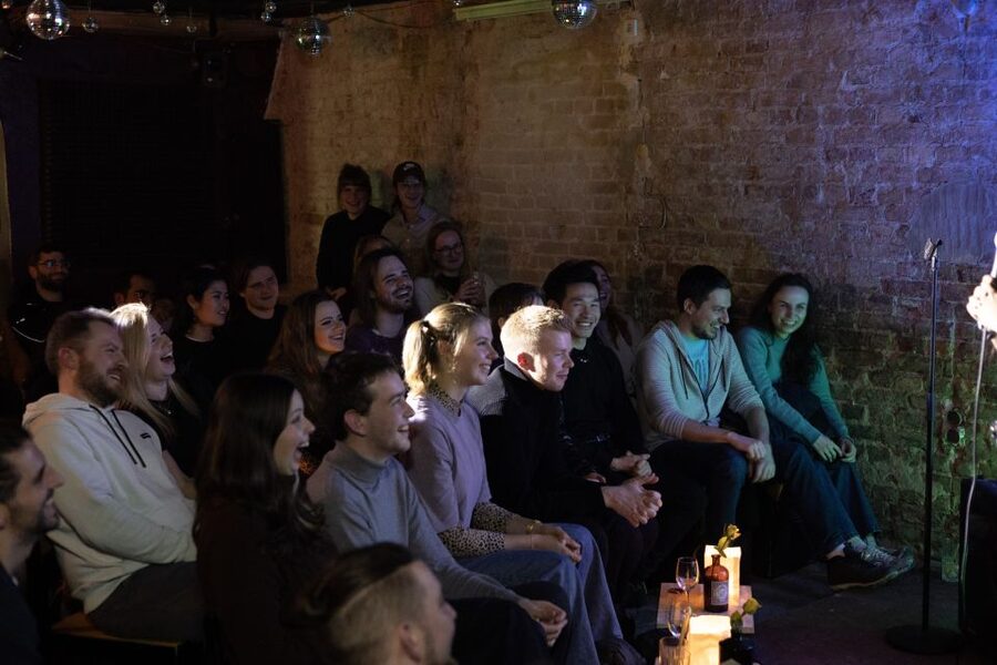 Berlin: The Dark Humor Comedy Show in English Entry Ticket - MC Chris and the English crowd-work vibe