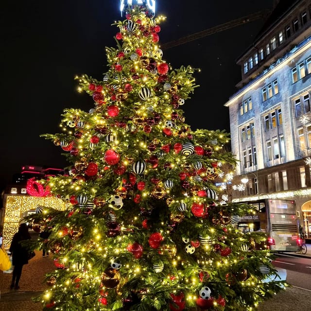 Christmas market lights tour bus through Berlin, free mulled wine (2.5 hours) - Charlottenburg Palace Christmas Market: Your 45-Minute Break