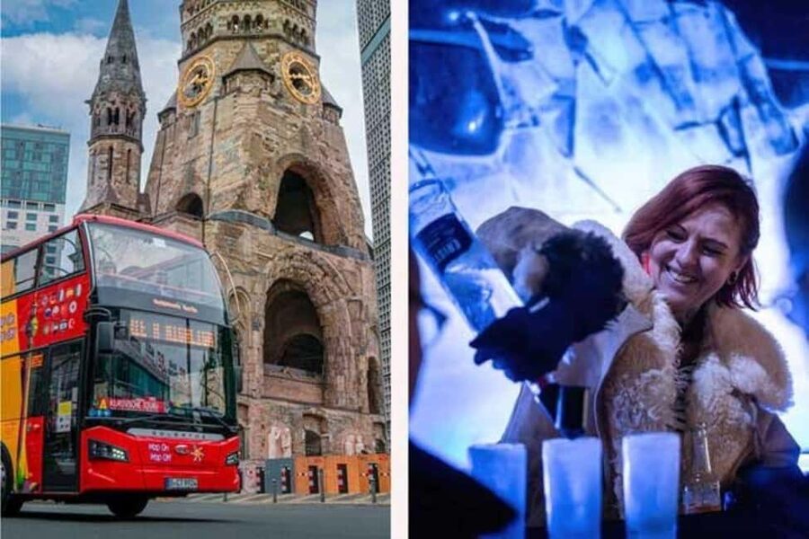 City Sightseeing Berlin: HOHO Bus - All Lines & Icebar - How the HOHO buses and Icebar fit together in real life