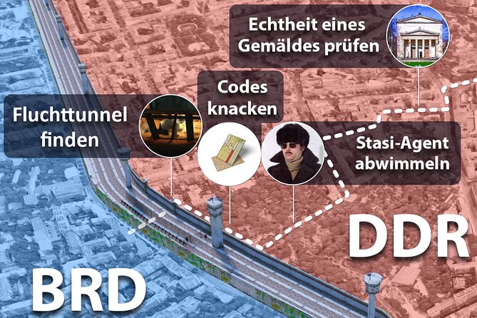 Escaping and spying on the Berlin Wall Scavenger hunt - Key things to know
