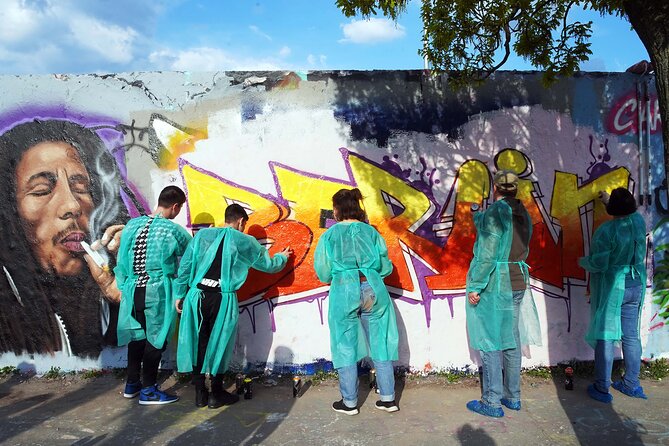 Graffiti Workshop Berlin with professional graffiti artists - Writing Letters Together: Styles, Techniques, and Joint Spraying