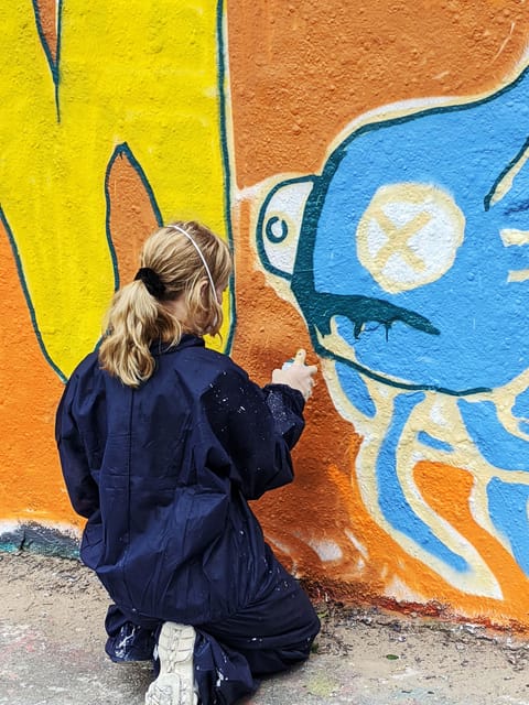 Graffitiworkshop Berlin - Spraying on the wall: technique basics, control, and safety gear that actually helps