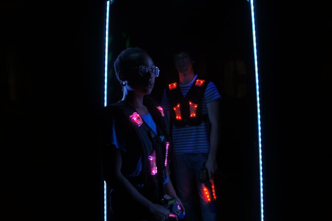 Premium Zone Lasertag in Berlin - Helios 2 and 2.5 vests: included gear that keeps you playing