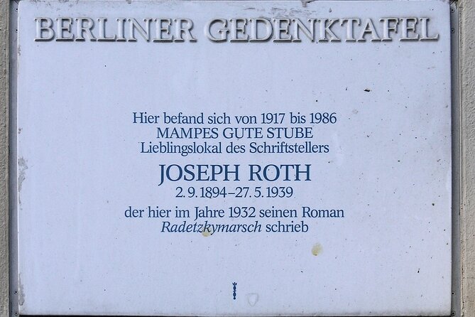 Rebels & Exiles: A West Berlin Literary Walking Tour - Price and What You Actually Get for $34.30