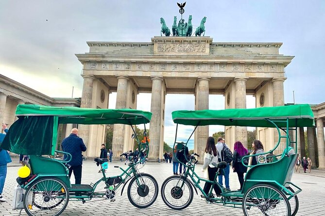 Rickshaw Tour-Cruise Ship guests arrive 9.30 upto 11.30 am Berlin - Private rickshaw comfort: close, calm, and easier than walking
