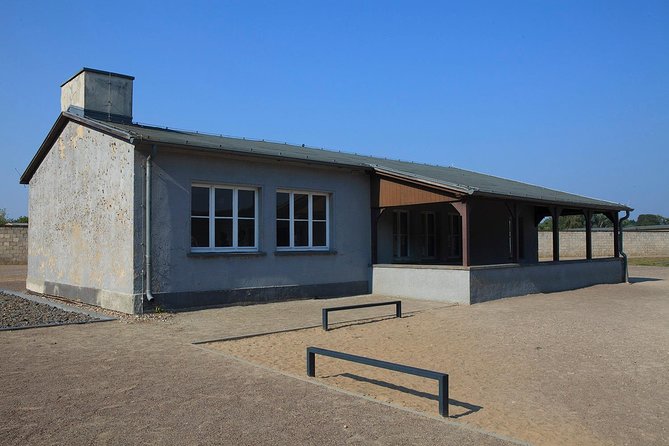 Sachsenhausen concentration camp. - Entering the museum grounds at Sachsenhausen