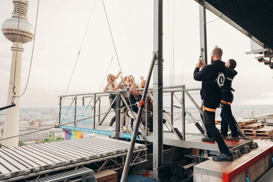 Sky Walk - 120 Meters above Berlin - What the Berlin Sky Walk really feels like at 120 meters