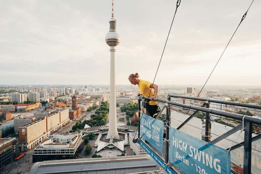 Sky Walk - 120 Meters above Berlin - The 30-minute Sky Walk flow: ramp, views, and supervision