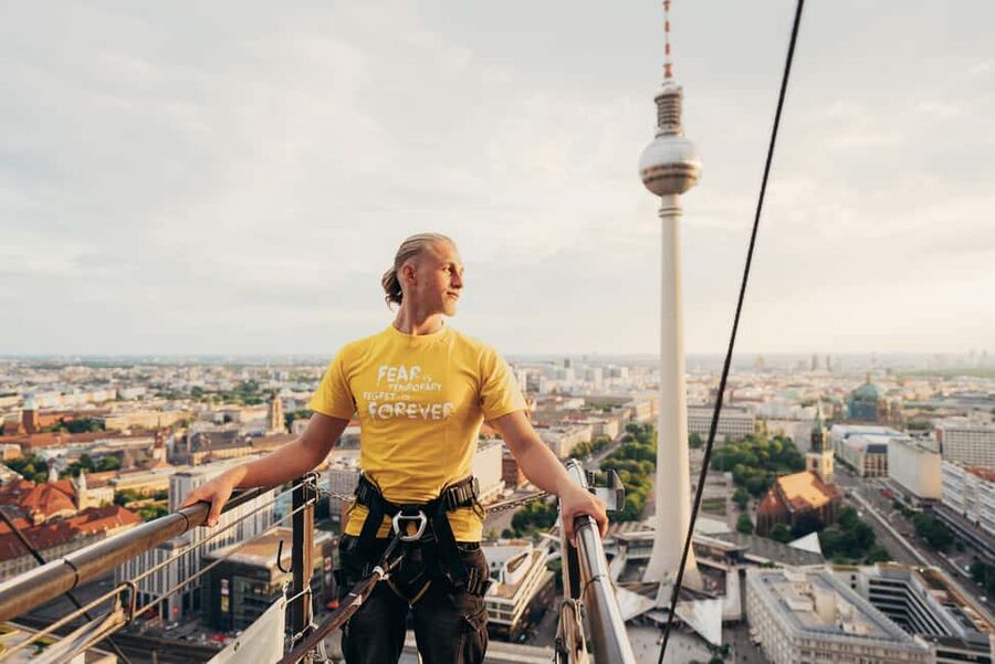 Sky Walk - 120 Meters above Berlin - Planning tips: making it comfortable for winter, wind, and nerves